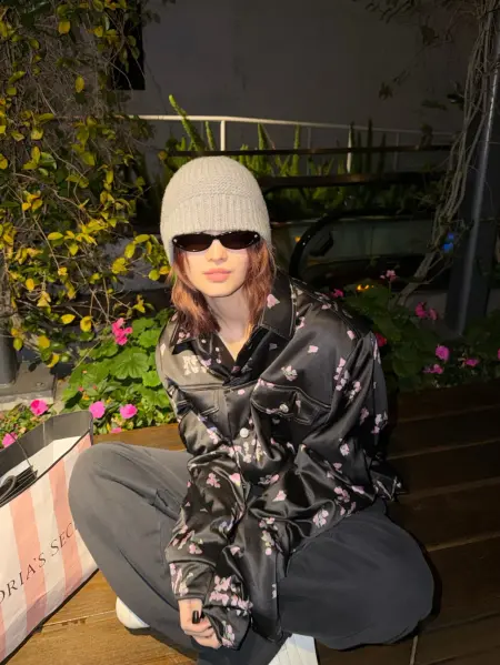 TWICE Momo Takes Over the Night Streets with 'Satin Floral' A